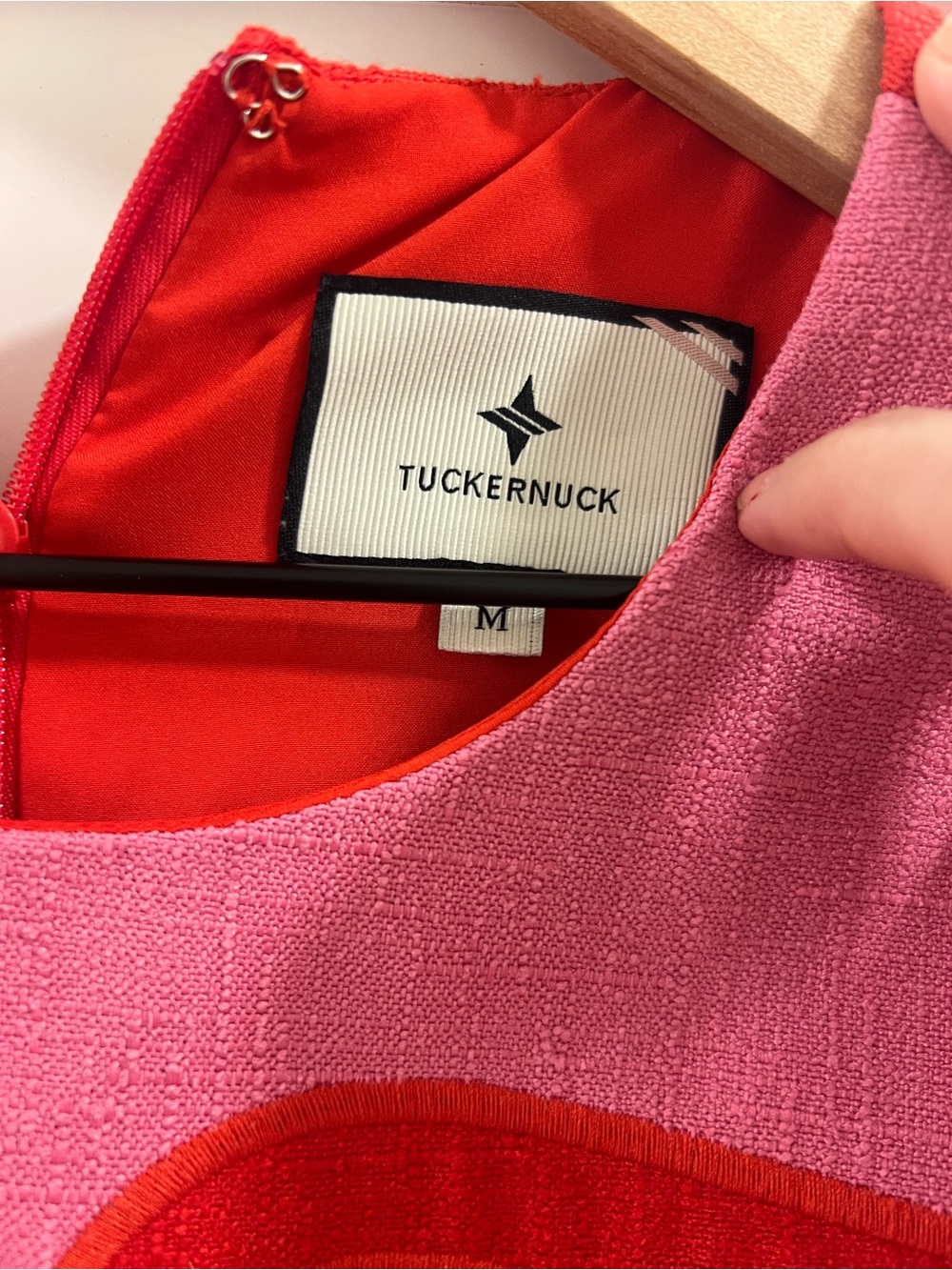Tuckernuck Red and Pink Sleeveless A-Line Dress - Picture 2 of 2